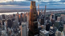 Der neue Mega-Tower von J.P. Morgan Chase prägt die Skyline von Midtown Manhattan.