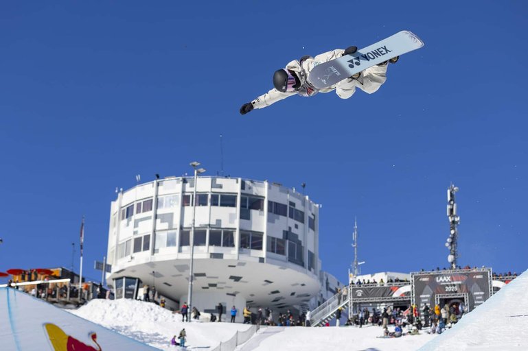 Weltmarke: Laax ist dank Events wie das Laax Open international als Snowboard-Mekka bekannt.
