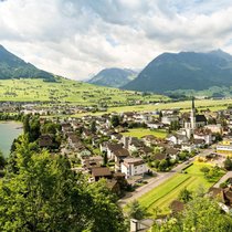 Blick auf die Ennetbürgen in Nidwalden.