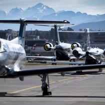 Über 4000 Privatjets sind in Europa stationiert.