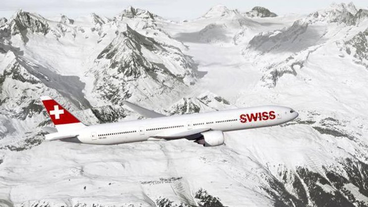 Boeing 777-300ER in Swiss-Bemalung: Bald schon Realität. Boeing