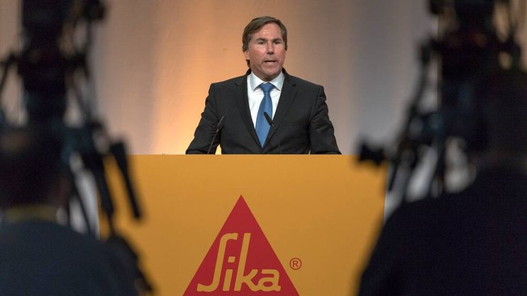 Jan Jenisch: Der Sika-Chef wird sich in Zukunft bei LafargeHolcim ins Zeug legen. Keystone