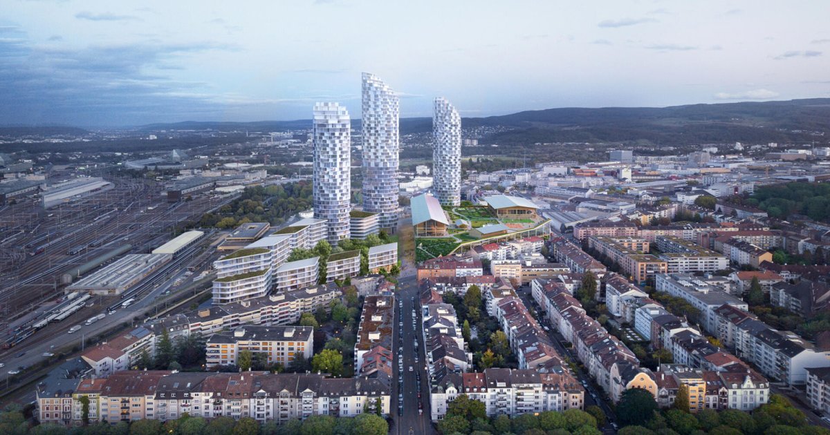 Dreispitz North: Basel plans tallest residential buildings in Switzerland