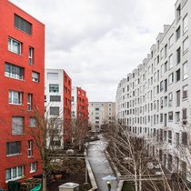 Häuser in Opfikon ZH.