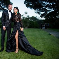 Philipp Plein: Der Designer mit Morgan Osman an einer Gala in Cannes.
