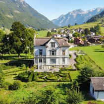 Grandezza in Glarus: Die Villa Breitenstein von 1895.