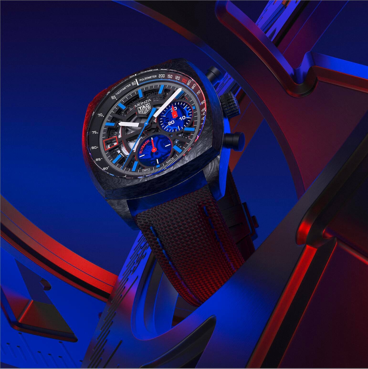 Die TAG Heuer Monza mit Flyback-Funktion wurde auch schon von Frédéric Arnault, CEO von TAG Heuer, getragen.
