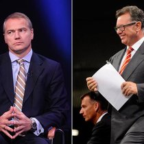 Carsten Kengeter (links) löst Reto Francioni an der Sptize der Deutschen Börse ab.Keystone/Bloomberg