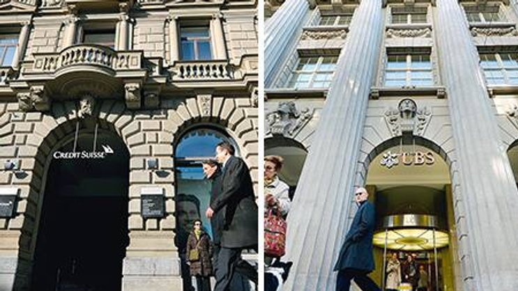 Paradeplatz 8 vs. Bahnhofstrasse 45.