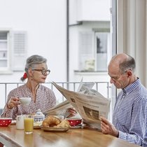 Die finanzielle Zufriedenheit bei Rentnern ist hoch.