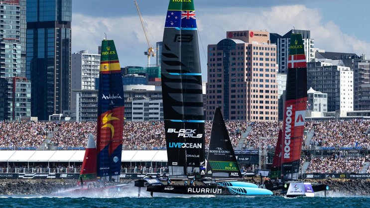 Beim SailGP ist Rolex als Sponsor ganz vorne mit dabei.
