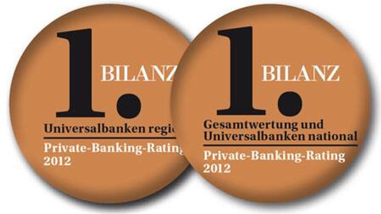 Die Zürcher Kantonalbank erhält die Goldmedaille.