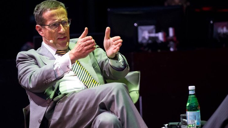 Richard Quest am Davos Debrief in Zürich: Schwere Zeiten für die Schweiz.Martin Bissig/CNN