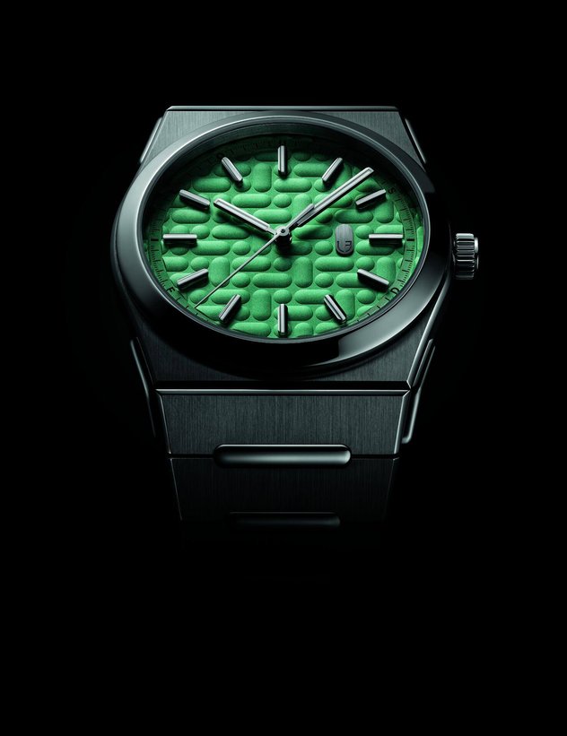 Louis Erard, 2340 Die erste Uhr von Louis Erard mit integriertem Armband: Die 2340 – das ist die Postleitzahl des Firmenstandorts Le Noirmont – soll zum Symbol für einen neuen «Lebensabschnitt» des Unternehmens werden.