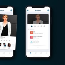 Tinder-Prinzip: Mit einem Wisch nach rechts signalisiert der Benutzer bei Ripple Intresse an der Person.