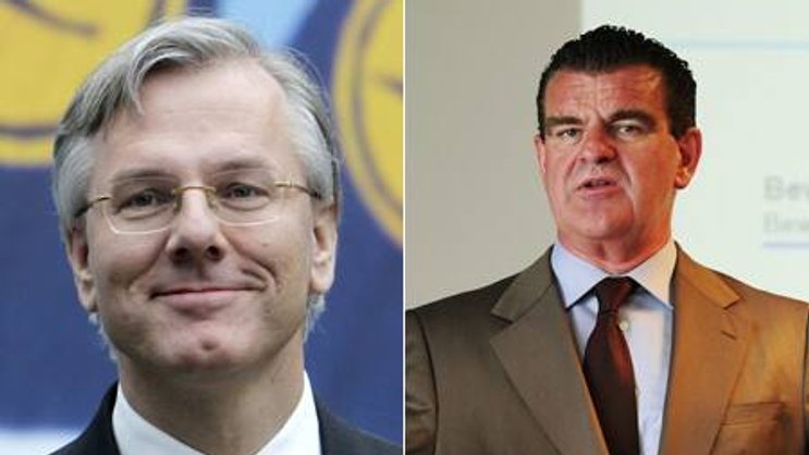 Christoph Franz und Peter Spuhler (Bilder: Keystone)