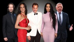 Keanu Reeves, Meghan Markle, Roger Federer, Kim Kardashian und Boris Becker (v.l.): Nur Promis oder auch Vorbilder?