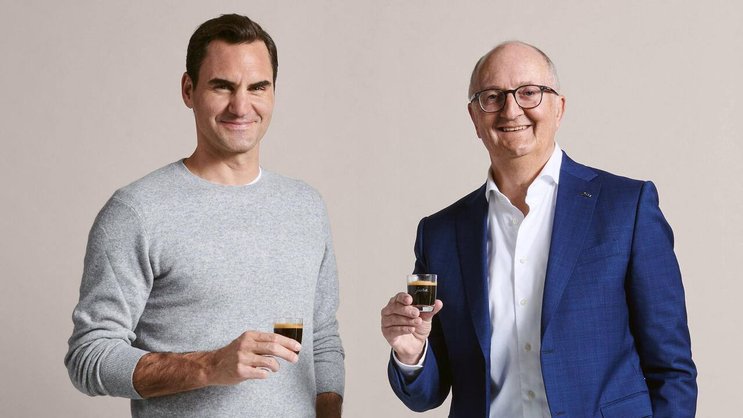 Jura-Boss Probst (r.) holte die Tennislegende vor zwanzig Jahren an Bord.