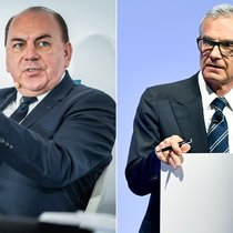 Prozess läuft: Die Amtszeiten von Axel Weber (l.) und Urs Rohner gehen dem Ende entgegen – doch die Nachfolgesuche ist nicht einfach.