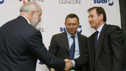 Viktor Vekselberg, Oleg Deripaska und Ivan Glasenberg (von links): Sie gründeten Rusal, den grössten Aluminiumproduzent der Welt.