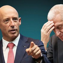 Gegen den ehemaligen Raiffeisen-Chef Pierin Vincenz (rechts) wird ermittelt; Patrick Gisel geniesst nach wie vor vollstes Vertrauen.