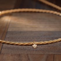 Die goldene ­Kordel, Bestseller des Hauses, wird nicht mehr hergestellt.