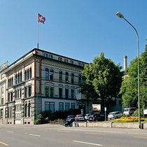 Die Lindt&Sprüngli-Fabrik in Kilchberg ZH.