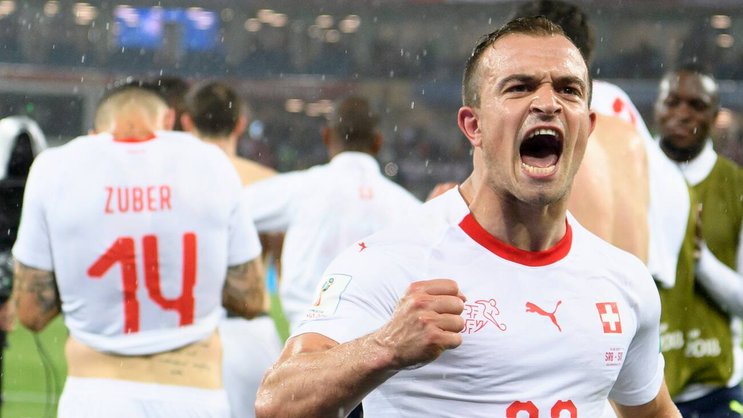 Xherdan Shaqiri: Mit den Schweizern fiebert Puma mit.