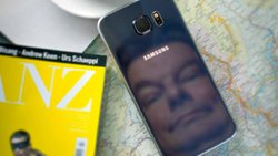 Das Samsung Galaxy S6 im Crash Test.Nik Hunger