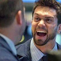 Händler sind an der Wall Street in Stimmung.