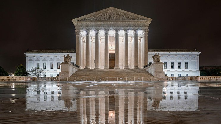 Das Gebäude des Obersten Gerichtshofs in Washington, D.C.