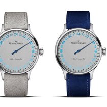 Das neueste Modell von MeisterSinger zeigt die verbleibenden Stunden des Tages an, mit gegen den Uhrzeigersinn angeordneten Ziffern.