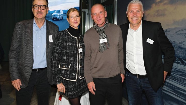 Thomas Dalla Vecchia, Procurement Partner AG; Manuela Gualeni, UBS Switzerland AG; Roland Kalmus, RCR Jets AG; Daniel Suter, BHS Aviation AG