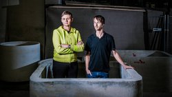 Hightech für Baustellen: Agnès Petit und Thomas Ribeaud bringen die Digitalisierung ins Bauwesen.
