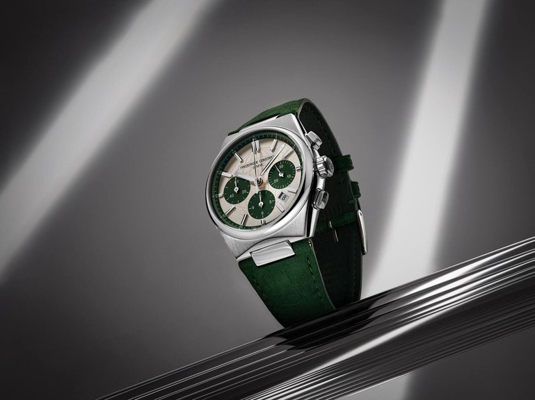 Der Highlife Chronograph in Edelstahl