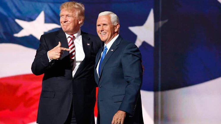 Donald Trump (l.) und Michael Pence: In mancher Hinsicht unterscheiden sie sich deutlich. Keystone