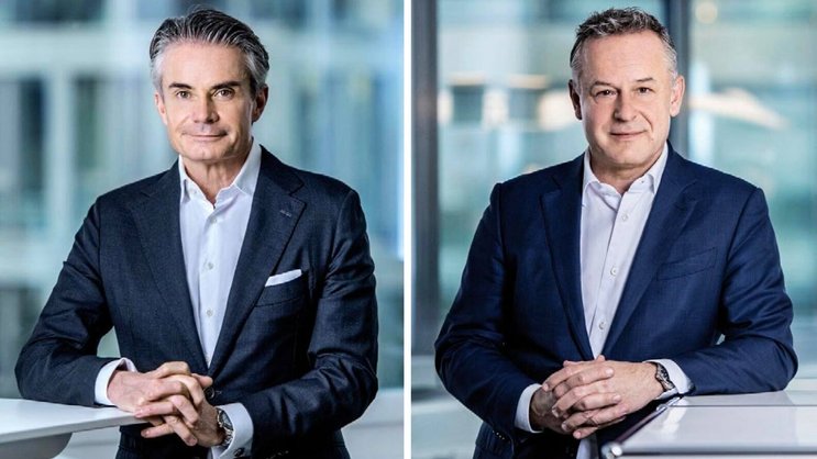 INNOVATIV Ex-Vontobel-Manager Roger Studer (l.) und Christian Katz, früherer SIX-Chef, wollen mit Helveteq durchstarten. Das Fintech soll die Themen Nachhaltigkeit und Kryptowährungen zusammenbringen.