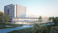 Grossbaustelle Am neuen Hauptsitz von DSM-Firmenich in Kaiseraugst entsteht ein Campus mit 250 Arbeitsplätzen. Hier sollen alle in der Forschung tätigen Mitarbeiter unter einem Dach arbeiten.
