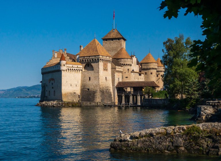 Ein Muss für Schloss- und Weinfans: das Château de Chillon am Genfersee.