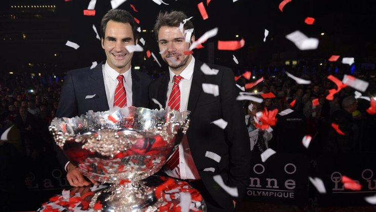 Finanziell trennen sie Welten: Roger Federer und Stan Wawrinka. Keystone
