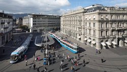 Zürcher Paradeplatz: Banken machen Vermögensverwaltern das Leben schwer.Keystone