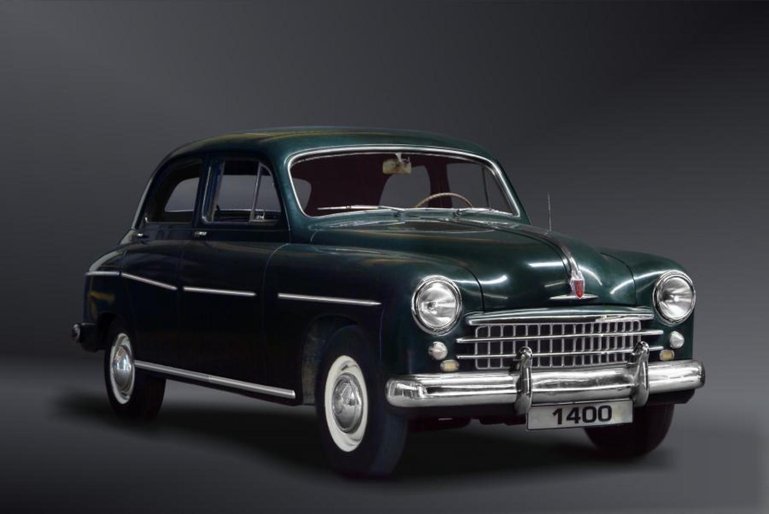 Der Seat 1400 war eine Lizenzfertigung des Fiat 1400.
