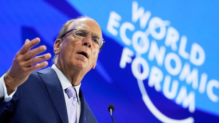 Unter amerikanischen Einfluss: WEF-Co-Präsident Larry Fink ...
