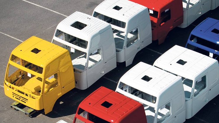 Fahrerhauswerk von Volvo im schwedischen Umeå