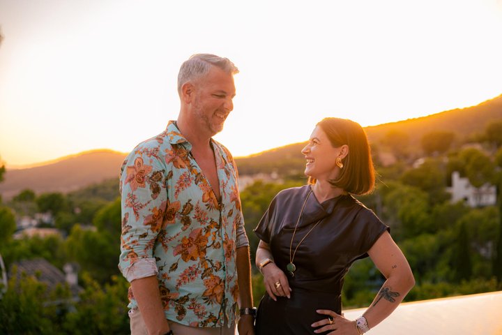 Influencerin Anisa Imhof und Makler Simon Gerber auf Mallorca.