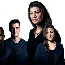 Diese Köpfe prägen das Crypto Valley: Herbert Sterchi, Berater, Thomas Linder, Steueranwalt, Mihai Alisie, Ethereum-Mitgründer, Mona El Isa, Melonport-Gründerin, Isabella Brom, Blockchain-Allrounderin (v.l.).