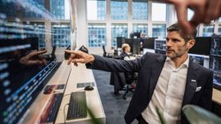 Energiebündel: Stefan Bollinger beim «Walk the Floor» am 9. Januar, seinem ersten Arbeitstag für Julius Bär.