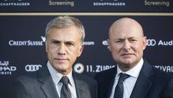 Christoph Waltz (l.) und Georges Kern: Der Uhrenmanager hat einen guten Draht nach Hollywood.Keystone