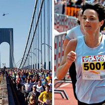 Trainierte hart für den New York Marathon: Ruth Metzler (r.).