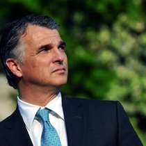 Kein Grund grimmig in die Zukunft zu blicken: Sergio Ermotti ist der wichtigste Banker der Schweiz. (Bild: Keystone)